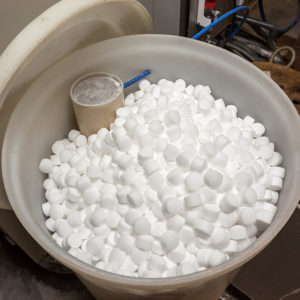 Adding Salt Rocks for Water Softener System in Bartow FL